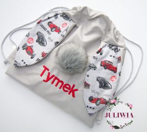 workoplecak z uszkami z imieniem 