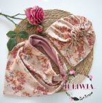 komplet turban z chustą