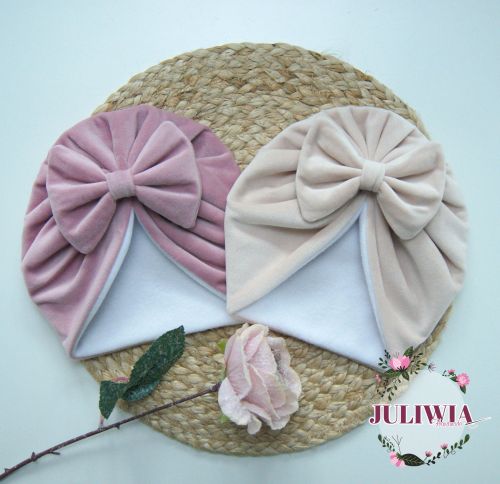 turban z kokardą zimowy ocieplany dla niemowlaka.jpg