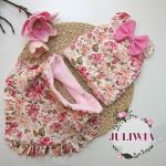 komplet zimowy czapka z uszkami myszki chusta z falbanką